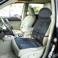 Car seat massager cushion installed on a car seat