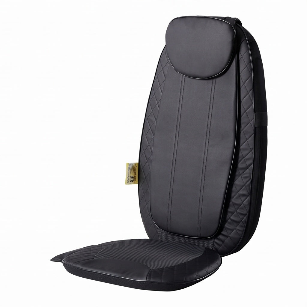 Back massager chair pad, full back and seat, studio product photo
