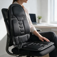 Car seat massager cushion in use on an office chair