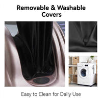 Removable and machine-washable covers of the shiatsu foot massager